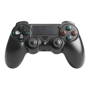 black-playstation-controller-gaming-device-gamepad-joystick-free-png